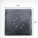 20 Suporte Plastico para Placa Numerologia 30 x 30 cm Ou 30 x 40cm