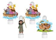 20 Tubetes 3d Personalizado Lembrancinha Arca de Noé 20 Tubetes 3d Personalizado Lembrancinha Arca de Noé