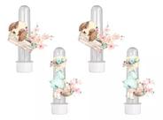 20 Tubetes 3d Personalizado Lembrancinha Jardim Encantado Aquarela