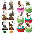 20 Tubetes Dinossauros e 100 Toppers