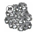 20 Un Abraçadeira Rexon 22 X 32mm Fita 14mm Aço Rosca Sem Fim AFF3080002