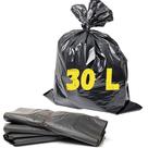 20 Un Saco De Lixo Em Rolo 30l Preto