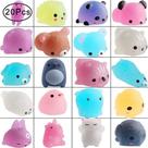 20 Unidades Squish Bichinho De Apertar Anti Stress Squishys