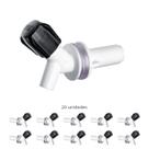 20 Unidades Torneira 5/8 Simples Jardim Filtro D'água Balde Fermentador Lavatório 20 Unidades Torneira 5/8 Simples Jardim Filtro D'água Balde Fermentador Lavatório