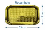 200 Bandeja de Bolo Rocambole Laminado Dourado