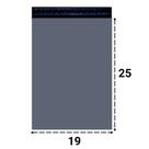 200 Envelopes de Segurança 19 x 25 Cinza para Correios Sedex Ecommerce