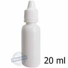 200 Frasco Plástico 20ml conta gotas Branco - Ref 14798