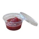 200 Mini Pote Transparente 30 ml com Tampa - G695 Galvanotek