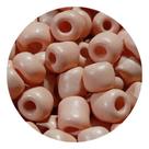 200 peças miçanga de vidro 3,6 á 4mm estilo tererê rosa claro ideal para bijuterias, colares e pulseiras