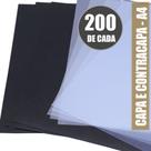 200 Unid Capa Line Contra Capa A4 Encadernação 29x21 Cm LASSANE