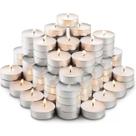 200 Velas Estilo Rechaud Com Suporte Em Alumínio - Branca