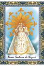 2000 Santinho N S Sra Nossa Senhora de Nazaré (oração no verso) - 7x10 cm