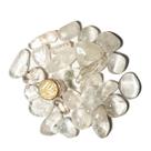 200g Cristal Transparente Rolado Pedra P 10 a 20 mm Tipo B