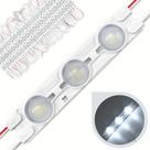 200pçs Módulo Led 12v Letra Caixa 1,5w Branco 6500k 3 Leds
