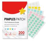 200x Adesivos P/ Acne Seca Espinha Inflamada - Estrelas