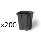 200X Pote Para Mudas Sementeira 8cm NUTRIPLAST