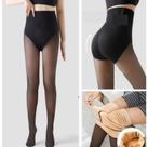 2025-Meia-Calça Translusida termica Forrada Feminina Quente super Elástica De Lã Com pe sexy(M25-93)