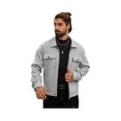 2025 outono/inverno nova cor sólida casaco de lã masculino moda zíper jaqueta estilo universitário