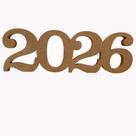 2026 Números Comemorativos Mdf Cru Decorar Festa Ano Novo