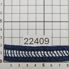 20m Ponto Palito Entremeio 2cm Renda Algodão azul preto artesanatos e camisas artesanato acabamentos PP-20m