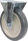 (20pçs) Rodizio Fixo Placa Chapa 6pol. R612 Bp Pvc Anti Risco 85kg Por Roda
