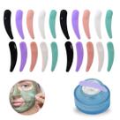 20Un Espátula Plástica Ponta Redonda Para Creme Facial Máscara Argila