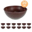 20un TIGELA 500ml BOWL CUMBUCA VASILHA CALDO MARROM ESCURO 20un TIGELA 500ml BOWL CUMBUCA VASILHA CALDO MARROM ESCURO