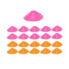 20x Chapéu Chines Cone 19cm Mini Treino Esporte Funcional COLORIDO
