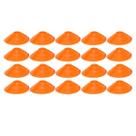 20x Chapéu Chines Cone 19cm Mini Treino Esporte Funcional LARANJA