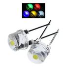 20x Chapéu De Palha Brilhante Led 8mm 0.5w 3.0-3.2v