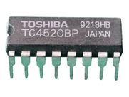 20x Circuito Integrado Cd4520 = Tc4520bp = Tc4520 Toshiba