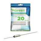 20x Fusível Térmico 227 10a 250v 227 Graus Para Fritadeira - Green