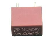 20x Micro Fusivel Radial 6,3amp 250v Pre Retangular 20x Micro Fusivel Radial 6,3amp 250v Pre Retangular