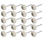 20x Roda De Lã Polimento Para Micro Retifica Dremel