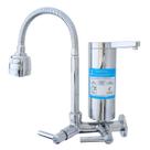 2161 C80 Torneira Gourmet Bica Móvel Com Filtro Parede Cozinha Pró Saúde e Tubo Cromado Chuveirinho