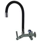 2162 C80 Torneira Gourmet Bica Móvel Parede Cozinha Tubo Preto Flexível Para Filtros 1/4 Ou Purificadores 1/2