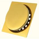 216529 Ralo Automatico Rainha 15x15 Gold Brilhante Square