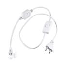 220V 110V COB LED Strip UE Plug US Plug LED Light Tape Clip Acessório