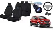 224Kit Premium Ford EcoSport 13-21: Capas, Volante, Chaveiro