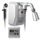 2283-Ducha Digital com Temperatura Programável Prata com Desviador 8.800W - 220V - KDT