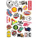 23 Pcs Dos Desenhos Animados Moda À Prova D 'Água Adesivo - A- 03 - Skate Snowboard Retro Graffit