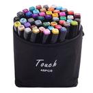 24/36/48/60/80 canetas touch marker marcadora com ponta dupla para pintura / artes / material escola 24/36/48/60/80 canetas touch marker marcadora com ponta dupla para pintura / artes / material escola