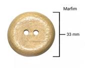 24 Botões De Madeira Tam. 1 33mm Casaco Roupa Artesanato