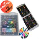 24 Canetas Hidrografica Com Glitter Ponta Dupla 48 Cores Ref. JF494