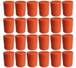 24 Capa Porca Boliviana Neon Laranja Roda Caminhão 32mm 33mm