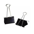 24 Clips Prendedor Grampo Binder De Papel Documentos 2,5cm