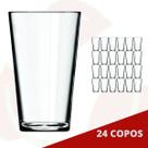 24 Copo de Vidro Cairo Transparente Nadir Suco Água Bebidas