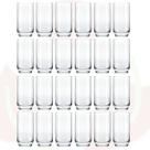 24 Copo de Vidro Lights 410ML Transparente Long Drink Suco