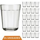 24 Copos Vidro Cachaça Americano Dose Shot 45ml Pinga Nadir