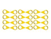 24 Indicador Porca Solta Amarelo Roda Caminhao 3/4 27mm
